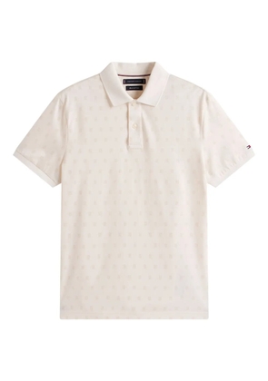 Tommy Hilfiger logo-print polo shirt - Neutrals