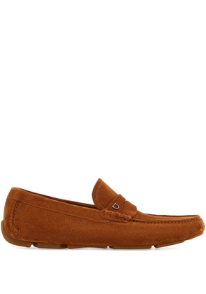Ferragamo penny-slot Gancini loafers - Brown
