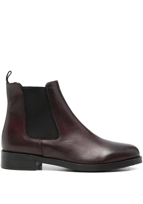 paola parisi round-toe chelsea boots - Purple