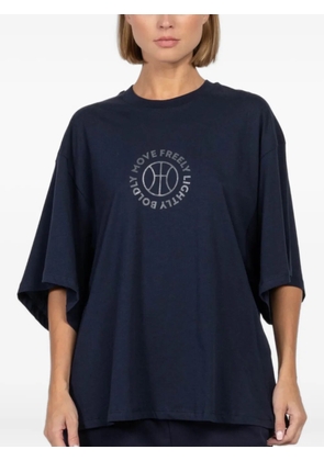 FREEDÉR basketball-print T-shirt - Blue