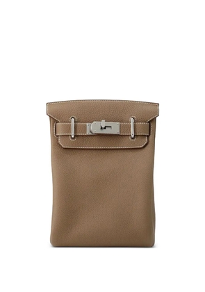 Hermès Pre-Owned 2025 Togo Kelly Hac A Dos PM backpack - Brown