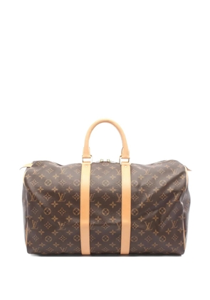 Louis Vuitton Pre-Owned 2017 45 Keepall monogram holdalls - Brown