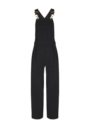 Balmain T-bar-fastening wool jumpsuits - Black