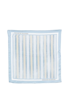Ermanno Scervino striped scarf - Blue