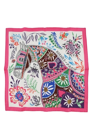 Hermès Pre-Owned 2000-2025 En Attendant Ulysse Gavroche Silk Scarf scarves - Multicolour