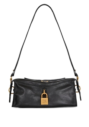 Balmain Pulse padlock-detail shoulder bag - Black