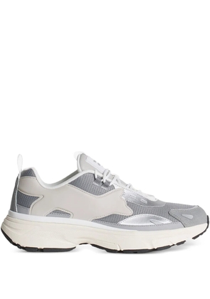 Maison Kitsuné silver panelled sneakers - Grey