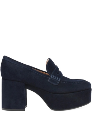 Gianvito Rossi Jenna platform loafers - Blue