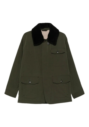 Brioni Hike Field fur-collar jacket - Green