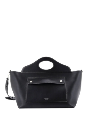 Burberry Pre-Owned Soft Pocket Leather Small tote bag - Black