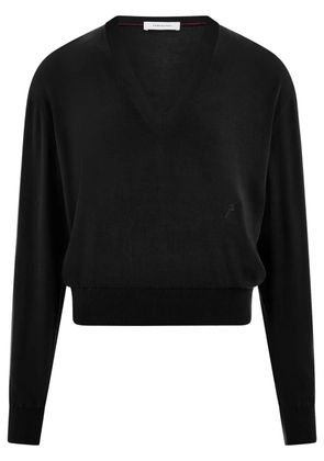 Ferragamo v-neck jumper - Black