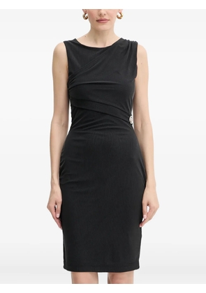 GUESS USA draped embellished midi dress - Black