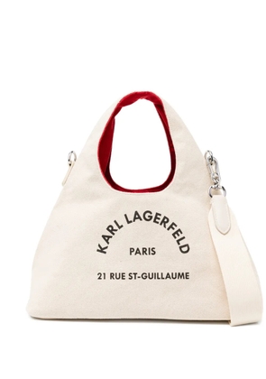 Karl Lagerfeld mini Rue St-Guillaume tote bag - Neutrals