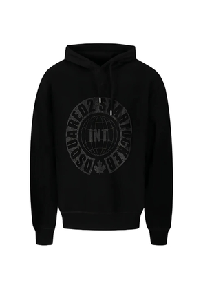 DSQUARED2 printed hoodie - Black