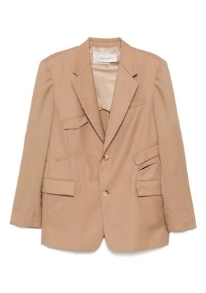 Feng Chen Wang button-down blazer - Neutrals
