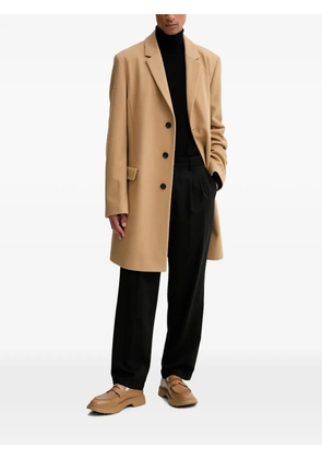 HUGO single-breasted coat - Neutrals