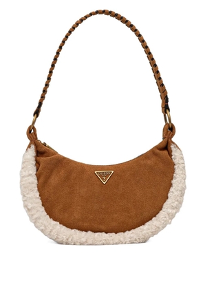 GUESS USA Amita suede tote bag - Brown