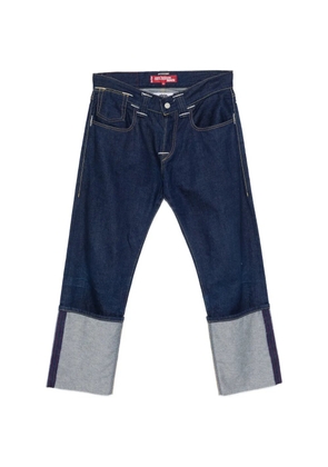 Junya Watanabe MAN cuffed jeans - Blue