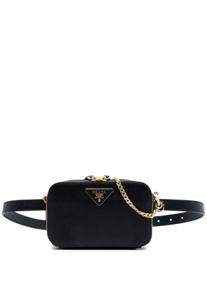 Prada Pre-Owned 2013-2025 Saffiano Odette Convertible Belt Bag crossbody bag - Black