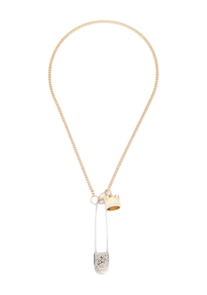 Charles Jeffrey Loverboy Ears Beanie charm necklace - Gold