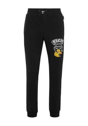 Philipp Plein logo-print track pants - Black