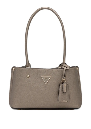 GUESS USA Meridian triangle-logo tote bag - Grey