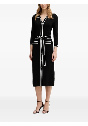 Joseph Ribkoff buttoned belted midi dress - Black