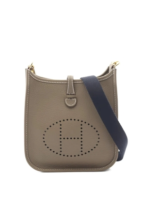 Hermès Pre-Owned 2025 Evelyn leather crossbody bag - Neutrals