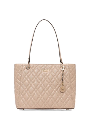 GUESS USA Isemay logo-detail tote bag - Neutrals
