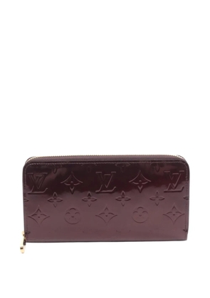 Louis Vuitton Pre-Owned 2010 Monogram Vernis Wallet long wallets - Purple