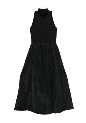 Maje turtleneck sleeveless midi dress - Black
