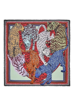 Bimba y Lola feline-heart scarf - Red