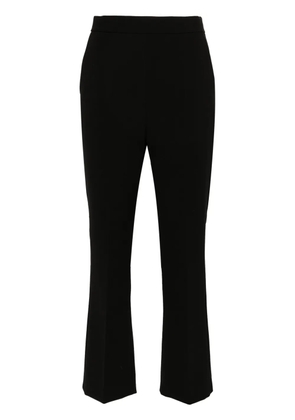 Max Mara Parata high-waist bootcut trousers - Black