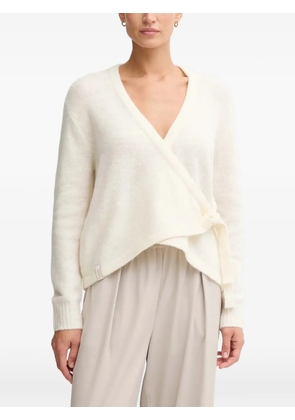 Gaudi v-neck cardigan - White