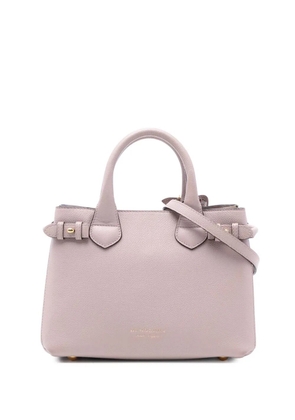 Burberry Pre-Owned 2000-2017 Small Leather and House Check Banner satchel - Pink