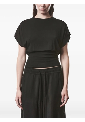 Thom Krom gathered T-shirt - Black
