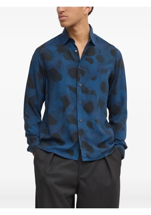 HUGO abstract-print shirt - Blue