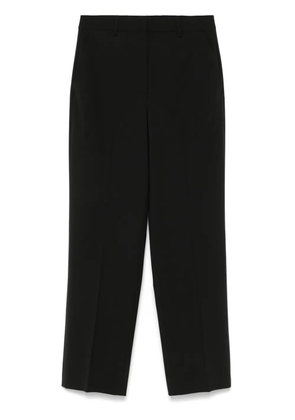 Theory high-waisted straight-leg trousers - Black
