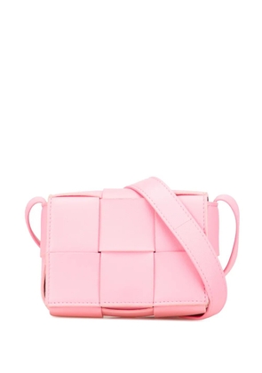 Bottega Veneta Pre-Owned 2012-2025 Candy Nappa Intrecciato Cassette crossbody bag - Pink