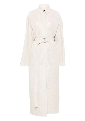 Sportmax perforated coat - Neutrals