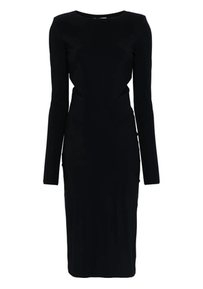 Patrizia Pepe cut-out midi dress - Black