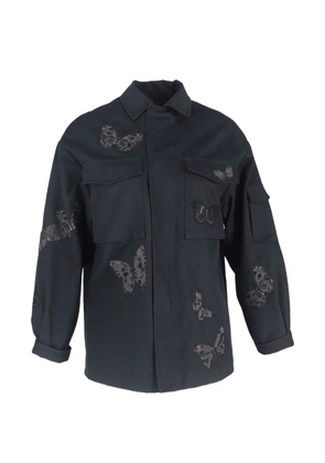 Valentino Garavani Pre-Owned butterfly-detail shirt - Black