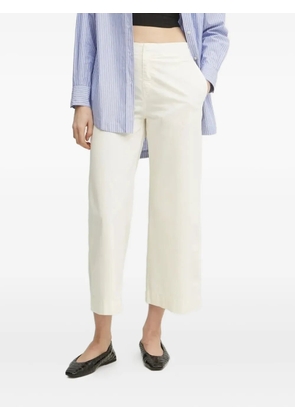 BOSS side-pocket cropped trousers - White