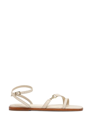 Patrizia Pepe logo-plaque sandals - Neutrals