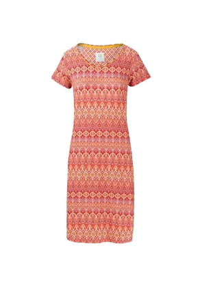 PIP STUDIO printed short-sleeve nightdress - Red