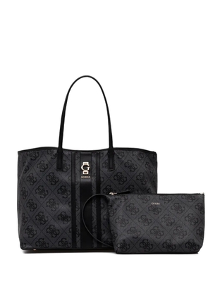 GUESS USA Erenia monogram black tote bag