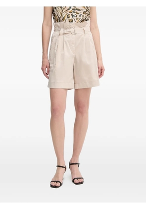 Marc Aurel belted shorts - Neutrals