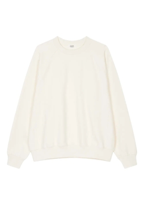 TOMBOY back-logo ribbed sweatshirt - Neutrals