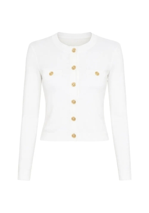 L'Agence Toulouse button cardigan - White