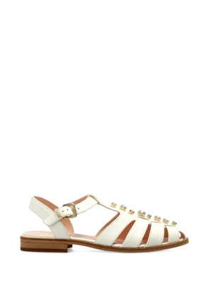 AGL jewell-embellished flat sandals - Neutrals